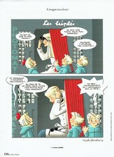 Publicité Advertising 1019  2015   les Triplés Nicole Lambert  photo passeport