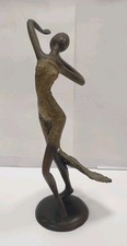 statuette femme bronze art