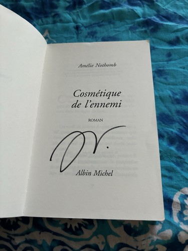 Livre dédicacé autograph - dédicacé,