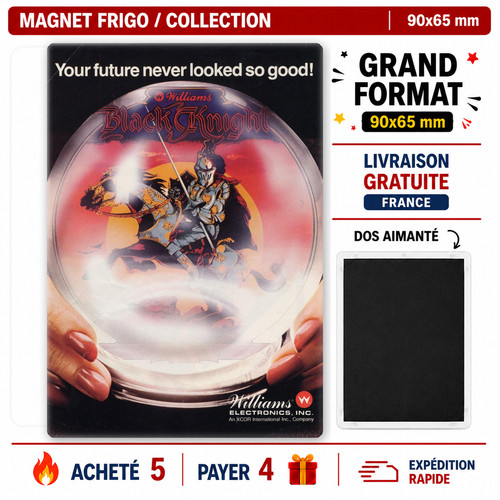 Magnet flyer pinball black - magnet,