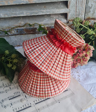 2 ANCIENS ABAT JOUR VINTAGE