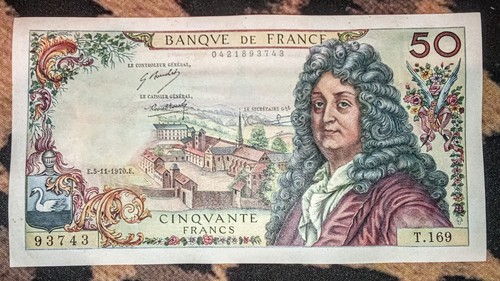 Billet francs racine - billet,