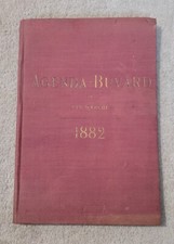 Ancien 1882 Agenda Buvard du Bon Marché Non Écrit Collection