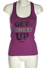 ZUMBA WEAR Débardeur de sport Dames Top T EU 36 violet-gris clair-noir