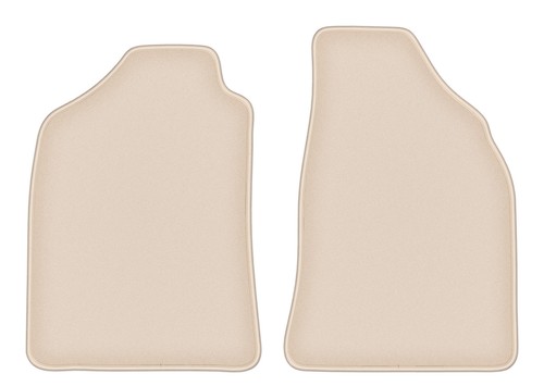 Tapis avant velours beige pour