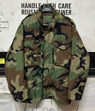 GENUINE US ARMY M65 FIELD JACKET WOODLAND EX COND !!!! MEDIUM SHORT