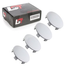 4X Capuchon De Moyeu Couvercle Cache De Jante Ø 60Mm Gris Pour RENAULT