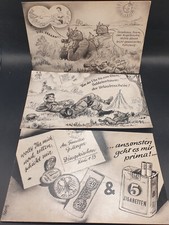 3 x carte postale carte