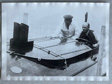 Major Sir Henry Segrave Photo Vintage Fast Boat Race Speedboat Bateau De Course