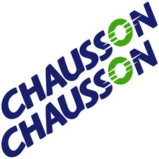 2 x CHAUSSON Old 85cm x 13,4cm autocollant sticker camping car caravane caravan