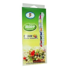 12 Tubes de Peinture à l'Eau