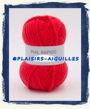 Pelote laine rapido rouge - pelote,