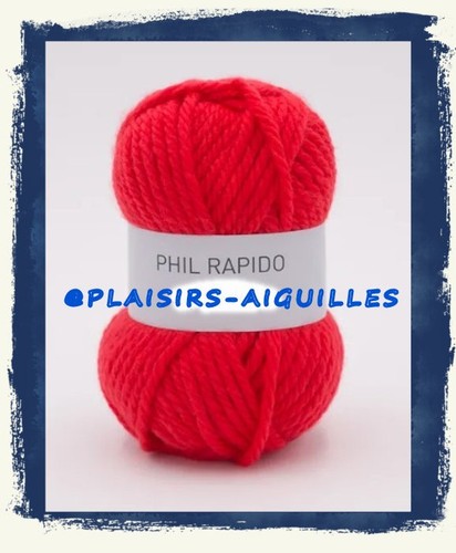 Pelote laine rapido rouge - de,