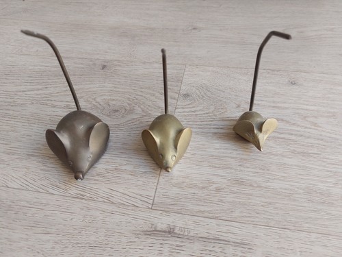 Lot souris laiton vintage - lot,