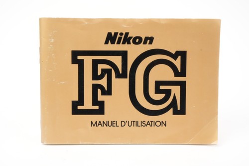 Mode emploi pour nikon - pour, fg