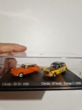 1/87 Universal Hobbies Duo Citroën ID 19 1958 Et Break Europe 1 1968
