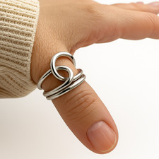 Bague nœud pouce grande bague