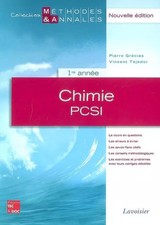 Chimie PCSI 1re année, Pierre Grécias et  Vincent Tejedor