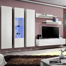 Meuble TV Mural Design "Fly V"