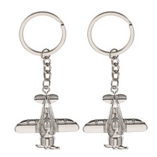  2 Pcs Anneau Porte Cle Clef