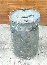 Ancien grand bidon en galva -