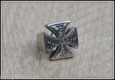 Bague Chevalière Croix Malte