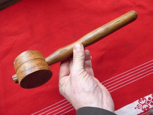 Maillet bois outil ancien - maillet, en