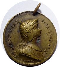 Médaille Ville d'Auch Jeanne d'Arc 1920 par Corbierre