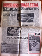>L'AUTO-JOURNAL n°205 de 1/09/1958 Rushmatic Simca/ 650 Soviètique/ Oiseau Bleu