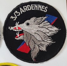 Patch Armée de l'Air Escadron 3.3 Ardennes Hure Modèle 1