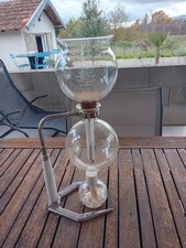 ANCIENNE CAFETIERE HELLEM A DEPRESSION 6 TASSES  AVEC BRULEUR