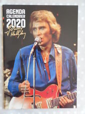 AGENDA CALENDRIER 2020 JOHNNY HALLYDAY