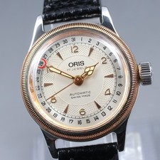 [EXC+5] ORIS Big Crown Pointer Date 7400B Cal. 574 Gold 32mm AT Watch JPN U789