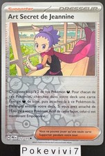 Carte Pokemon ART SECRET DE JEANNINE 112/131 REVERSE EV8.5 PRE FR NEUF