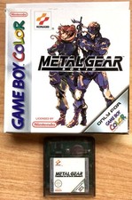 METAL GEAR SOLID EN BOÎTE SANS NOTICE NINTENDO GAMEBOY COLOR GBC PAL EURO FR MGS