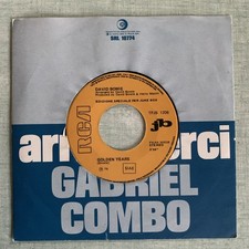 David Bowie Golden Years Special Jukebox 7" Italian Press 1976