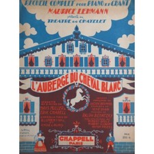 BENATZKY Ralph L'Auberge du Cheval Blanc Opérette Chant Piano 1932