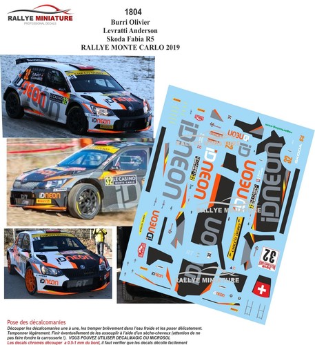 Decals ref 1804 skoda - 1804,