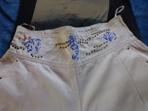 Femme blanc pantalon 42 - t, 40-42