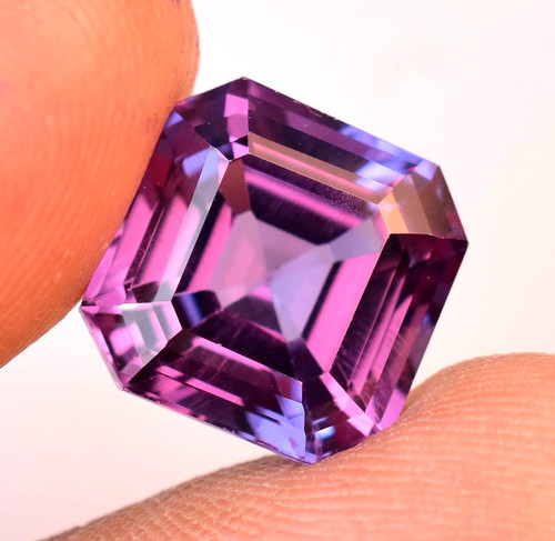 Saphir naturel asscher - 9.05, ct