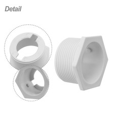 Raccord mural t??te hexagonale