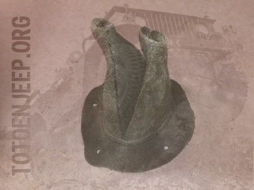 Cache levier cuir boite - levier,