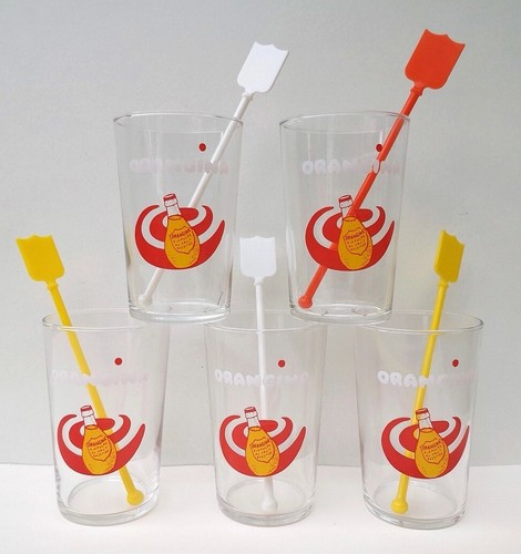 Lot verres orangina vintages - orangina,