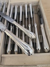 Coffret 24  couteaux  Christofle – modèle Spatours – métal argenté 