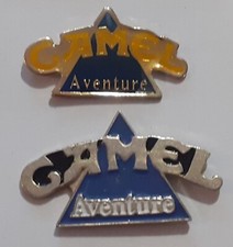 lot 2 pins cigarette camel aventure