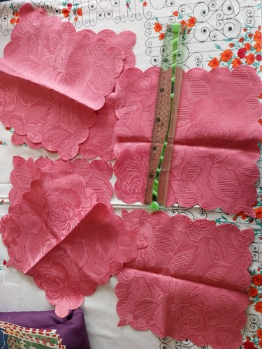 Lot coupons tissus avec motifs - coupons,