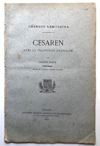 Roux joseph cesaren chanson - cesaren.,