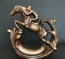 Rare bouteille à liqueur Garnier jockey cheval, courses hippiques, tiercé  