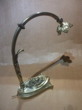 PIED DE LAMPE BRONZE COL DE