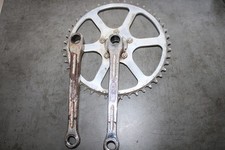 pédalier stronglight acier/aluminium (no peugeot rene herse) 1950's